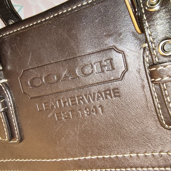Coach Leatherware 1941 Navy Blue Shoulder Bag - Picture 3 of 10